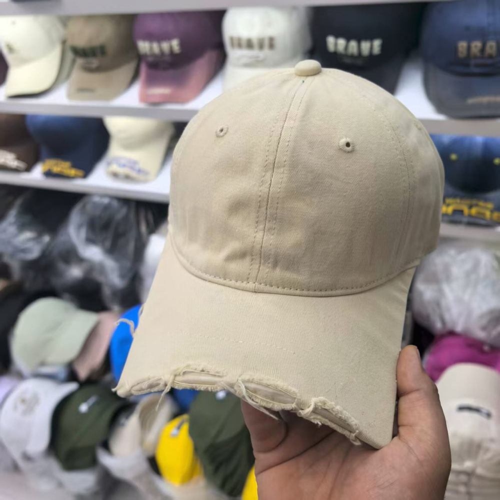 Unisex Broken Brim Baseball Ca - đánh giá và giá Street Fashion Y2K