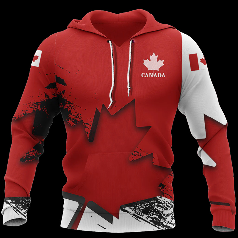 Canada Maple Leaf 3d Printed H - đánh giá và giá Street Fashion Canada